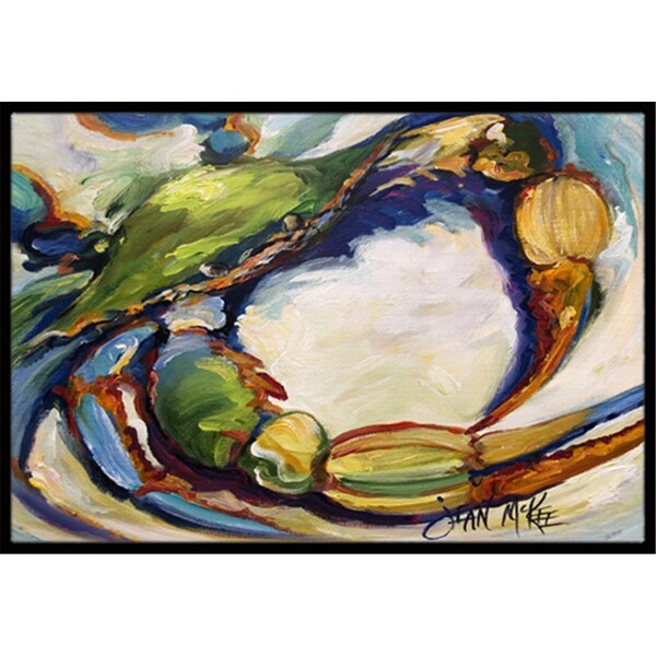 Carolines Treasures Blue Crab Indoor and Outdoor Mat- 24 x 36 in. JMK1091JMAT - main